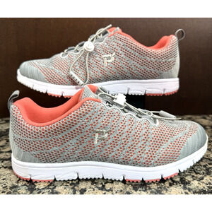PROPET Travel Walker Evo Shoe Women's Sz 8M (B) Coral/Grey WAT062M